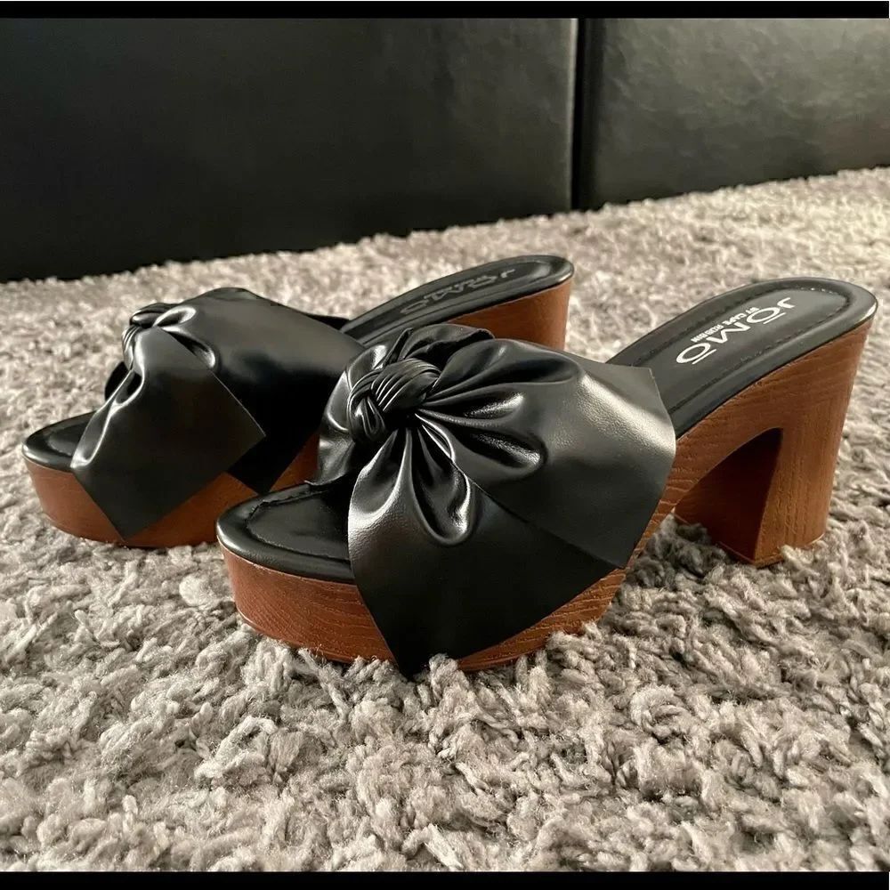 NIB Platform Bow Heels - Picture 11 of 12
